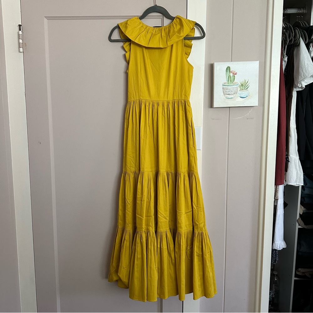Kate Spade New York Poplin Ruffle Tiered Dress - Picture 5 of 8